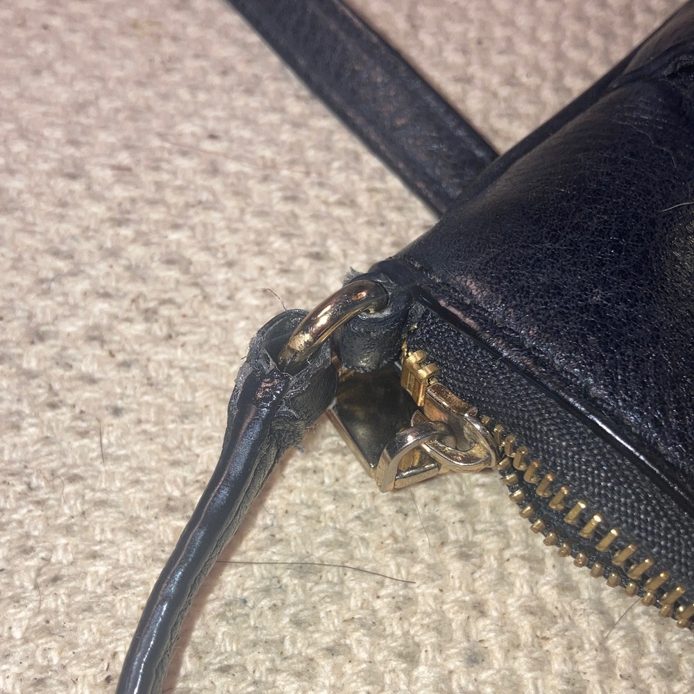 Michael Kors Black Pebble grain Crossbody Bag Small - Picture 10 of 13